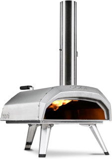Ooni Karu 12 Multi-Fuel Outdoor Pizza Oven – 12 Inch Pizzas in 60 Seconds - Portable Wood and Gas Fired Pizza Oven with Pizza Stone, Dual Fuel Ooni Pizza Oven