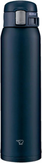 Zojirushi (ZOJIRUSHI) Water bottle direct drinking [One-touch open] Stainless mug 600ml Navy SM-SF60-AD