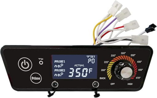 Digital Thermostat Control Board Replacement for Pit Boss Wood Pellet Grills, BBQ Temperature Controller, Compatible with Pitboss P7-340/540/700/1000 with LCD Display