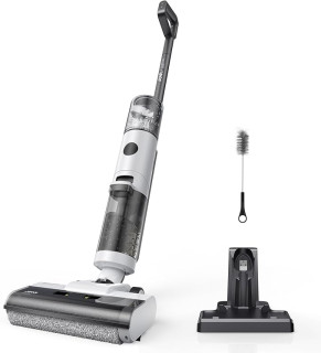 JONR ED12 Wet Dry Vacuum Cleaner,Cordless Floor Cleaning Suitable for Combination of Hard Floor Vacuum Cleaner and Mop,one click self-cleaning,0.1 inch Edge Cleaning,Easy to Clean Dust,Spills,Pet Hair