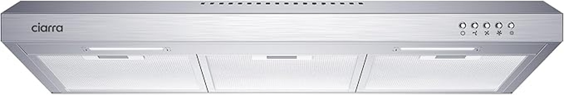 CIARRA Ductless Range Hood 30 inch Under Cabinet Hood Vent for Kitchen Ducted and Ductless Convertible CAS75918A