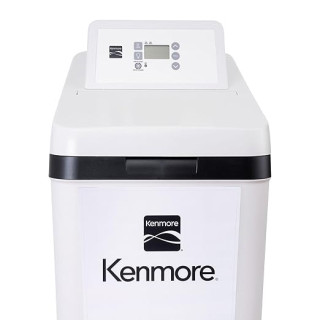 Kenmore 350 Water Softener With High Flow Valve | Reduce Hardness Minerals & Clear Water Iron In Your Home | Whole House | Easy To Install | Grey