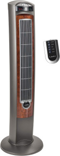 Lasko Oscillating Tower Fan, Nighttime Setting, Remote Control, Portable, Timer, for Bedroom, Home and Office, 3 Quiet Speeds, 42.5