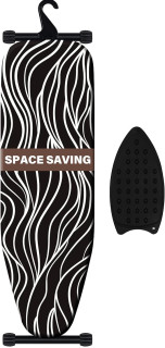 Ironing Board Full Size, Compact and Space Saver Iron Board, Non Slip Feet, Heat Reflective Surface, Perfect for Quick Ironing Tasks