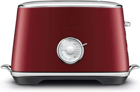 Breville Luxe Toaster 2 Slice BTA735RVC, Red Velvet Cake