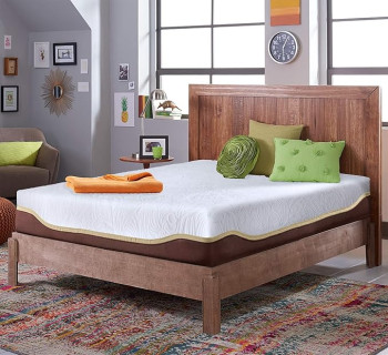 Live & Sleep Elite RV Queen Gel Memory Foam Mattress in a Box - 12 Inch Short Queen Size Firm Mattress, Cool Bed in a Box - CertiPUR Certified