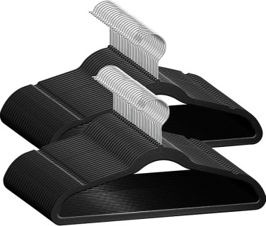 50 Premium Kids Velvet Hangers - 14