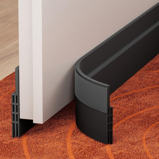 GroTheory 2 Pack Under Door Draft Stopper, Home Improvement, Weather Stripping Door Seal, Bottom of Door Sweep, Garage Window Blocker Noise Dust Insulation Draft Guard, 39