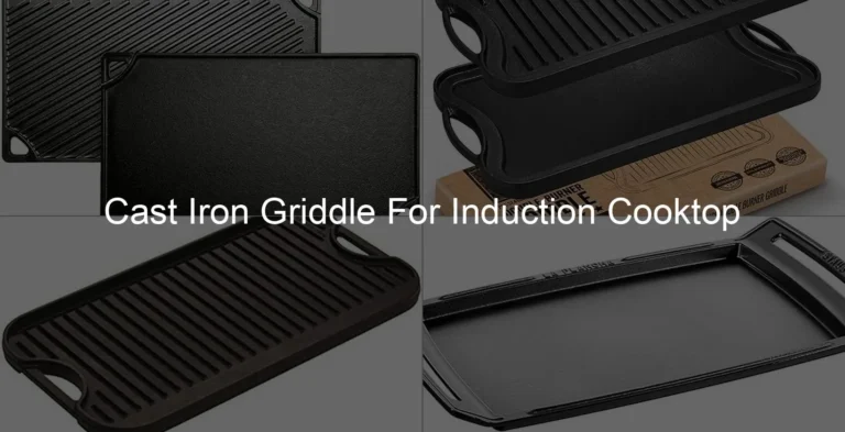 Photo of Cast Iron Griddle For Induction Cooktop