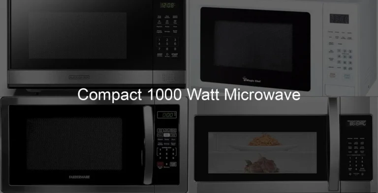 Photo of Compact 1000 Watt Microwave