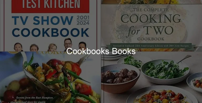 Photo of Cookbooks Books