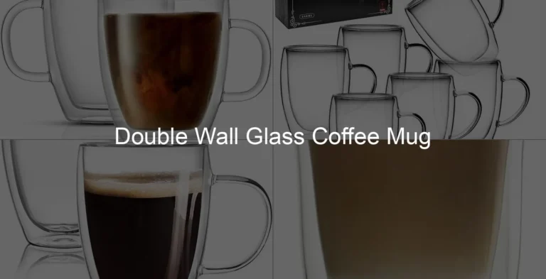 Photo of Double Wall Glass Coffee Mug
