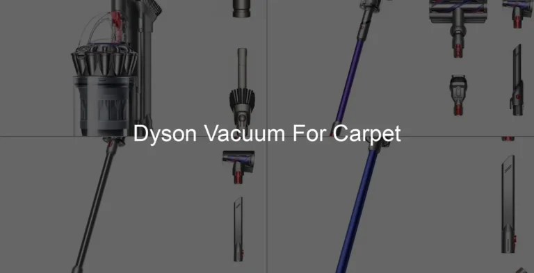 Photo of Dyson Vacuum For Carpet