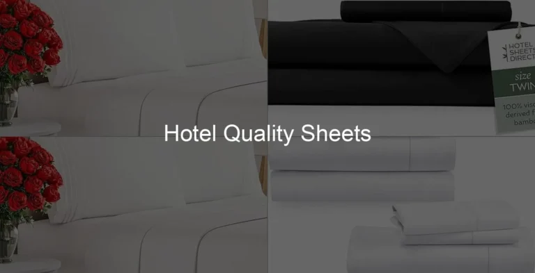 Photo of Hotel Quality Sheets