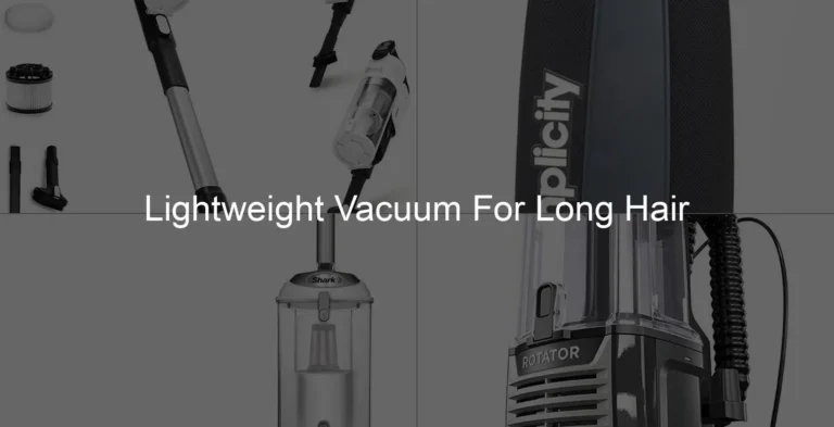 Photo of Lightweight Vacuum For Long Hair