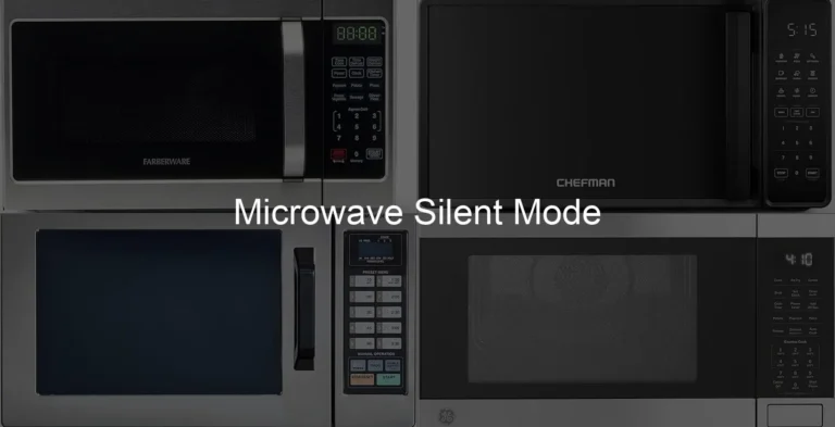Photo of Microwave Silent Mode