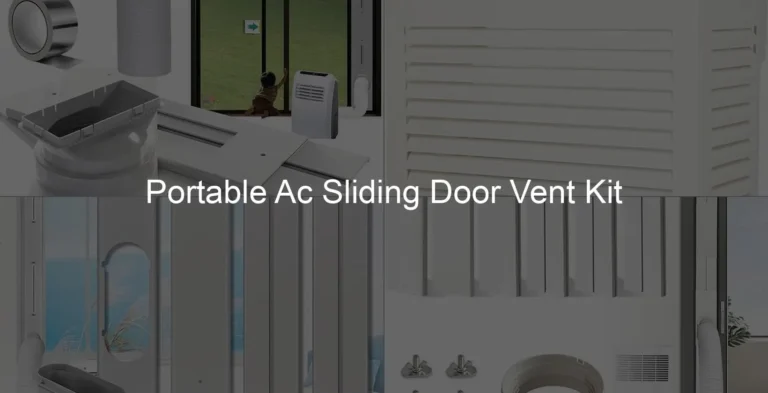 Photo of Portable Ac Sliding Door Vent Kit