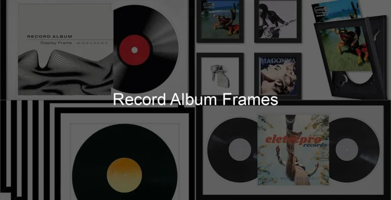 Photo of Record Album Frames