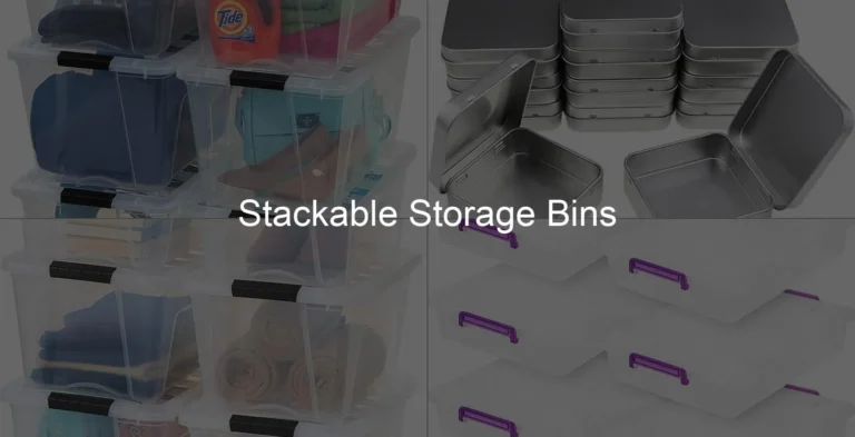 Photo of Stackable Storage Bins