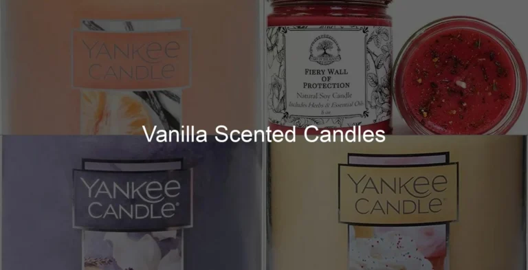Photo of Vanilla Scented Candles
